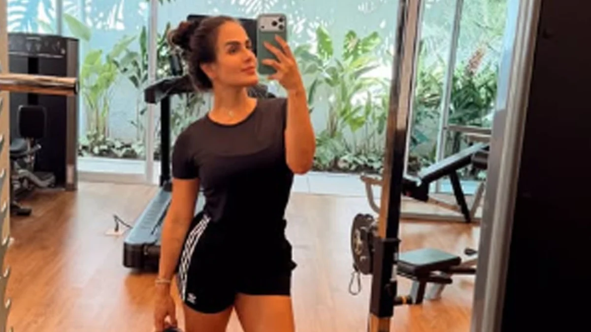 Carol Peixinho revela 'treinão' de 50 minutos na esteira