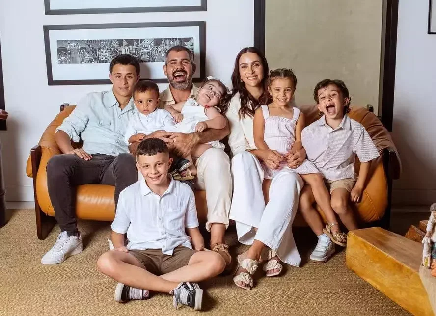 Cazarré, Latino e Poze: 12 famosos com famílias numerosas