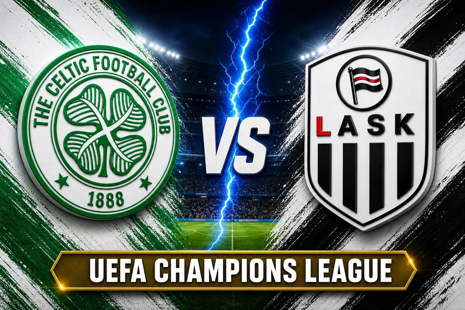 Celtic x Lask Linz ao vivo — UEFA Champions League