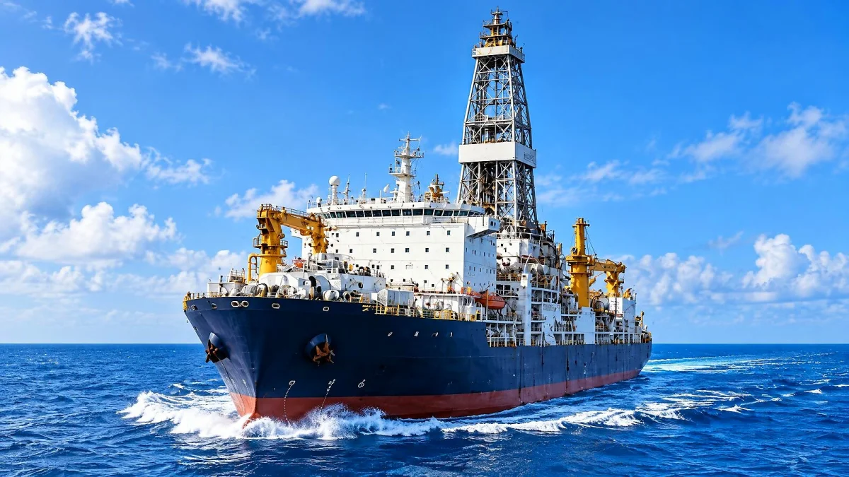 China atinge 4.929,17 m e perfura 864,77 m sob o leito