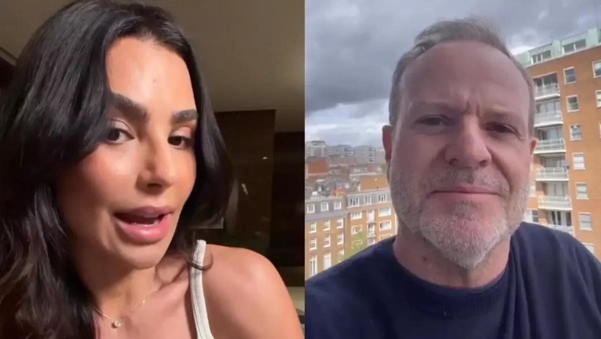 Cíntia Chagas confirma namoro com Rubens Barrichello