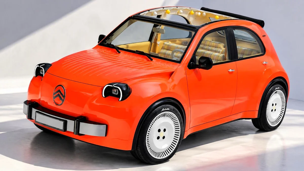 Citroën 2 CV Concept: elétrico mira peso de 1 tonelada