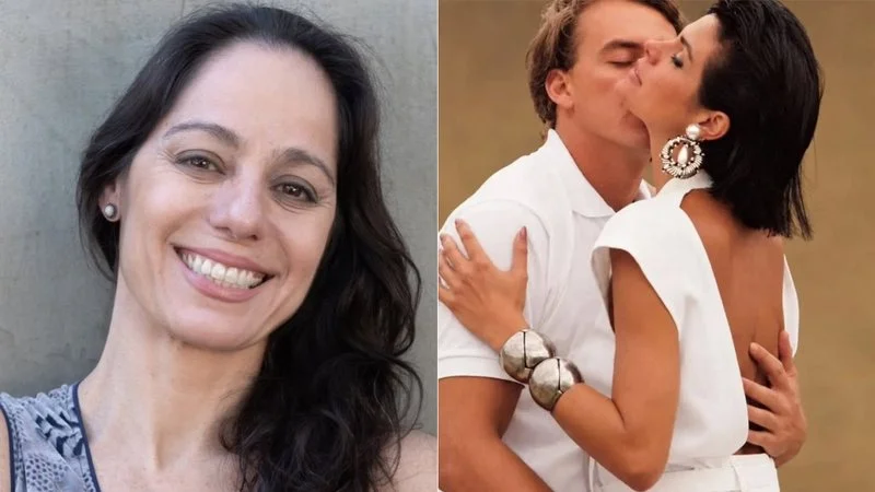 Claudia Mauro mostra ensaio com Paulo Cesar Grande e Monique Evans