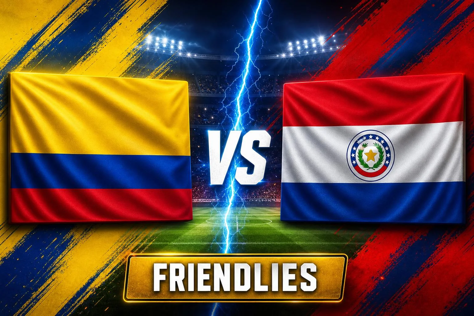 Colômbia x Paraguai ao vivo — Friendlies