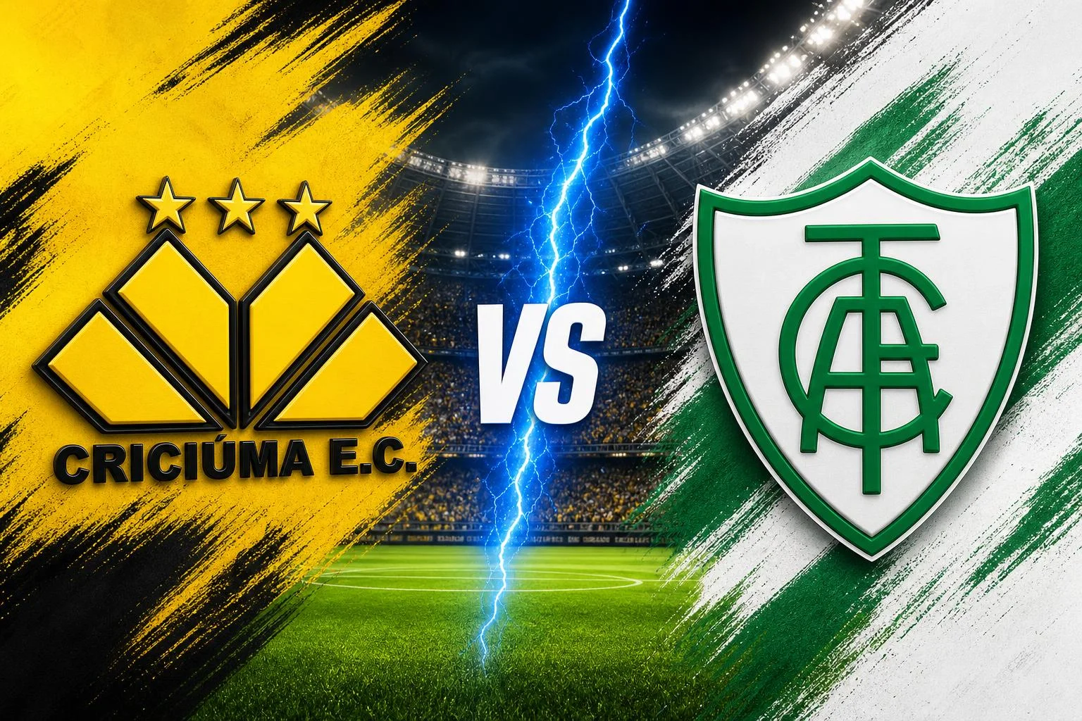 Criciuma e America Mineiro se enfrentam pela Serie B