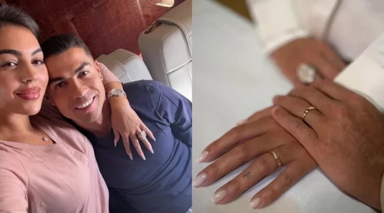 Cristiano Ronaldo oficializa casamento com Georgina após 10 anos