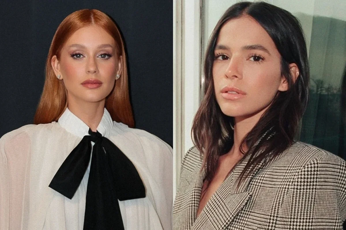 Curtidas opostas de Marquezine e Marina acendem rixa