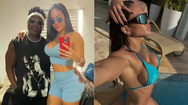 Dani Gal: biquíni na piscina rende elogios e comparação com “Mulher‑Maravilha”