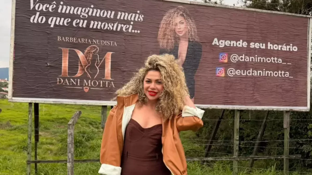 Daniella Motta enfrenta críticas após outdoors em Florianópolis