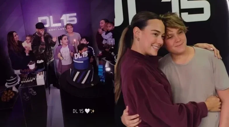 Davi Lucca reúne Neymar e atrações esportivas na festa de 15 anos