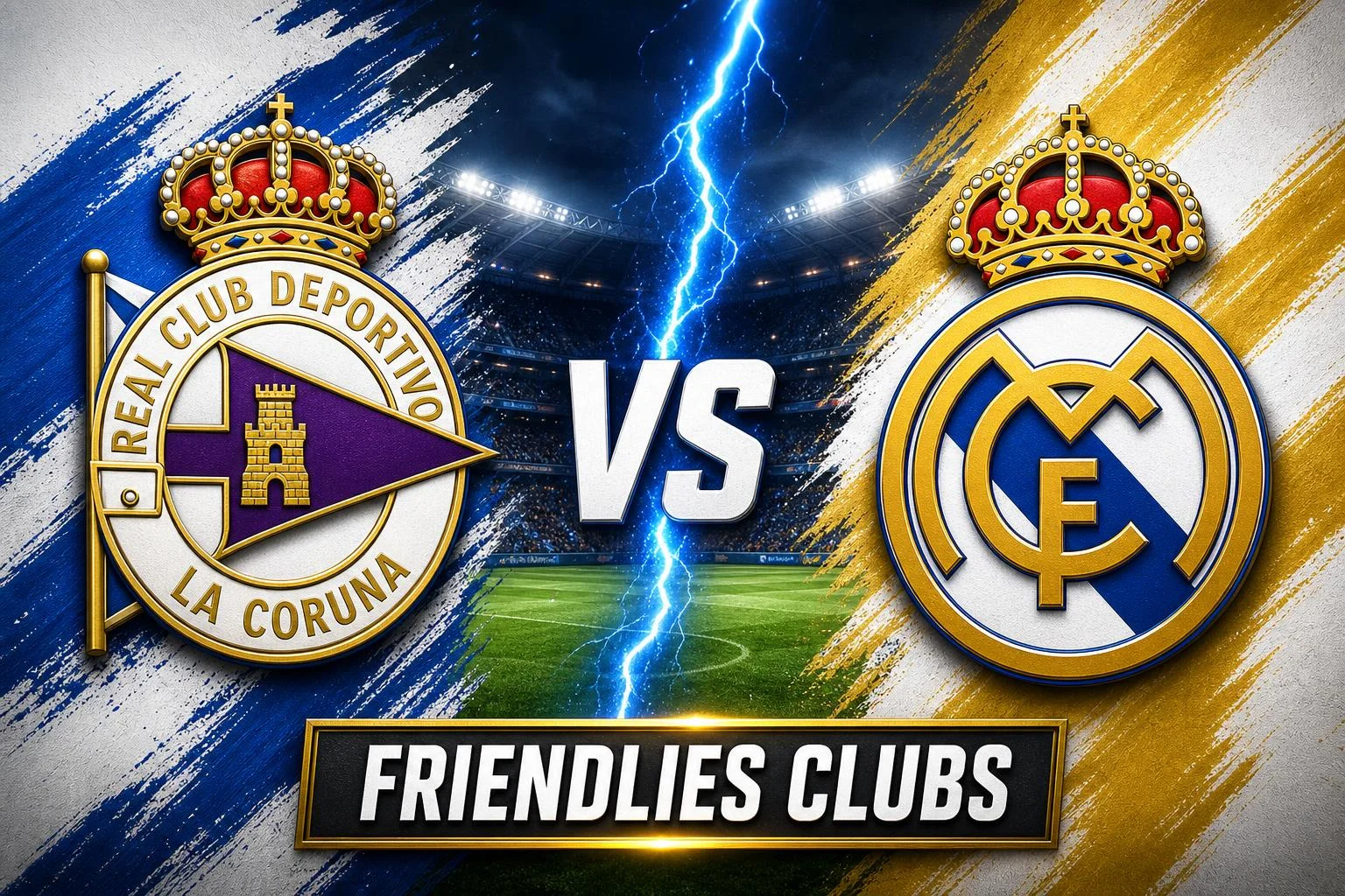 Deportivo La Coruna x Real Madrid ao vivo — Friendlies Clubs