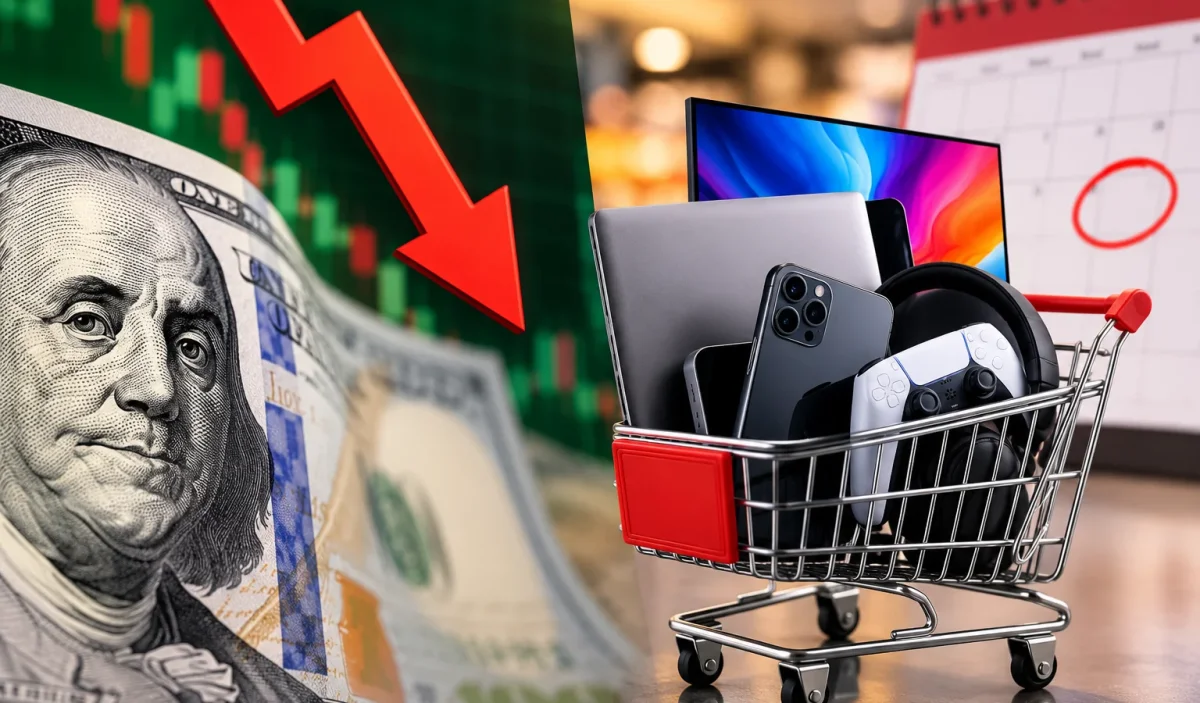Dólar: queda de 4% abre janela — comprar eletrônico?