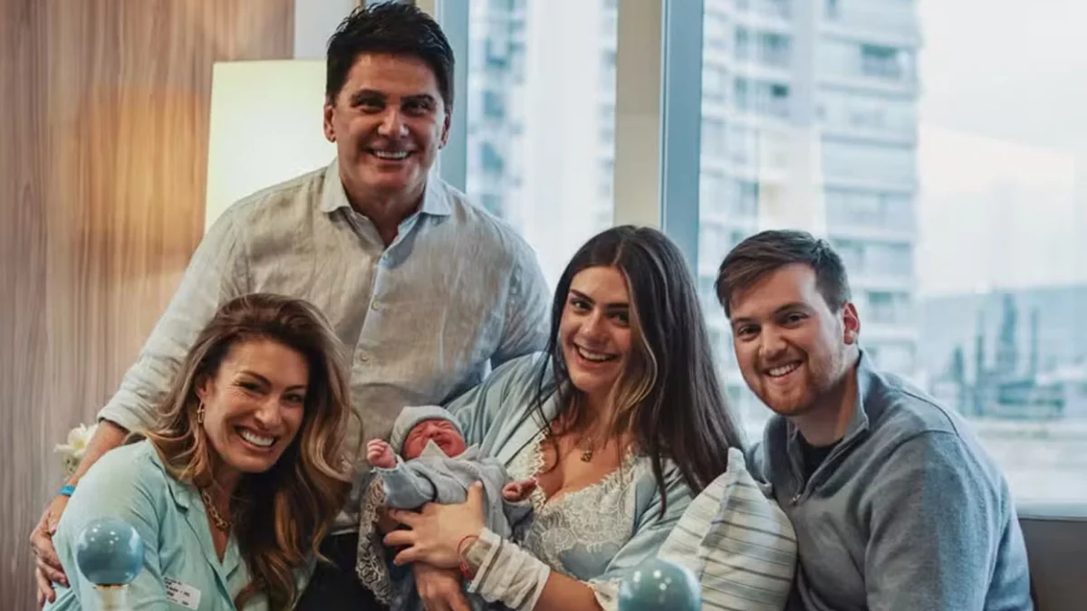 Elaine Mickely: primeiro neto Arthur chega à família