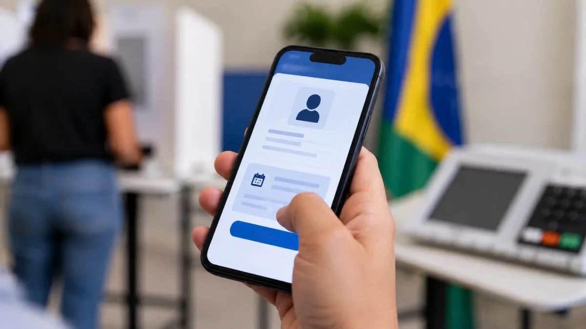 Eleitor que faltou ao 1º turno pode justificar pelo e‑Título