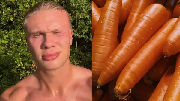 Erling Haaland: "efeito" que aumentou vendas de cenoura 25%