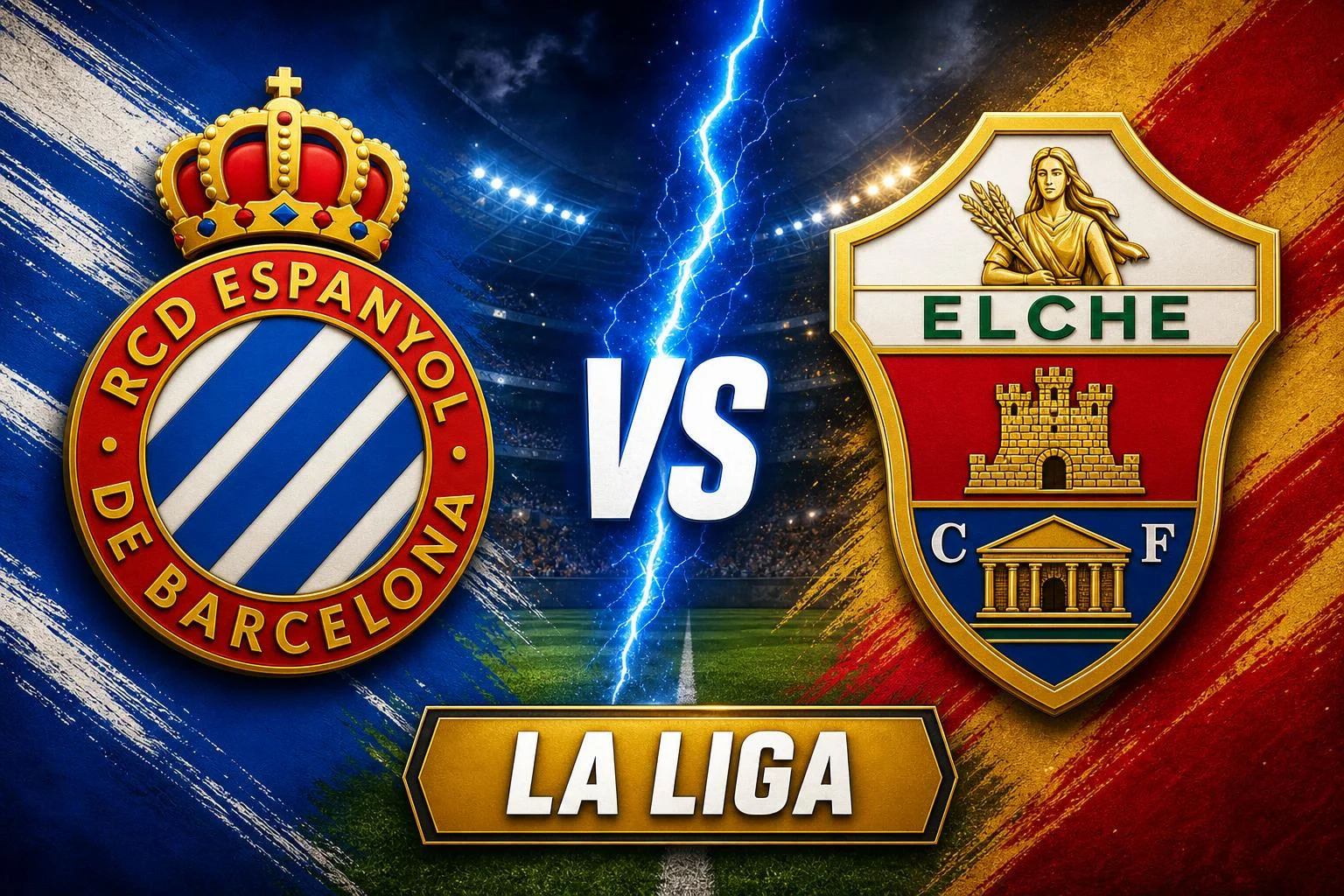 Espanyol x Elche ao vivo — La Liga