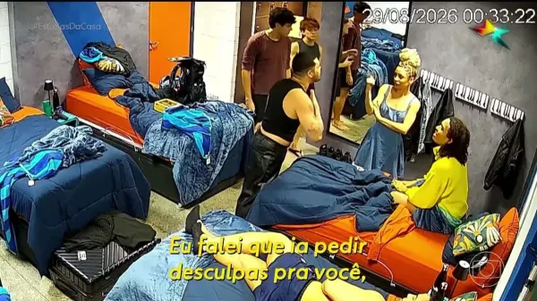 Estrelas da Casa: Filgueira e Emma trocam gritos no dormitório