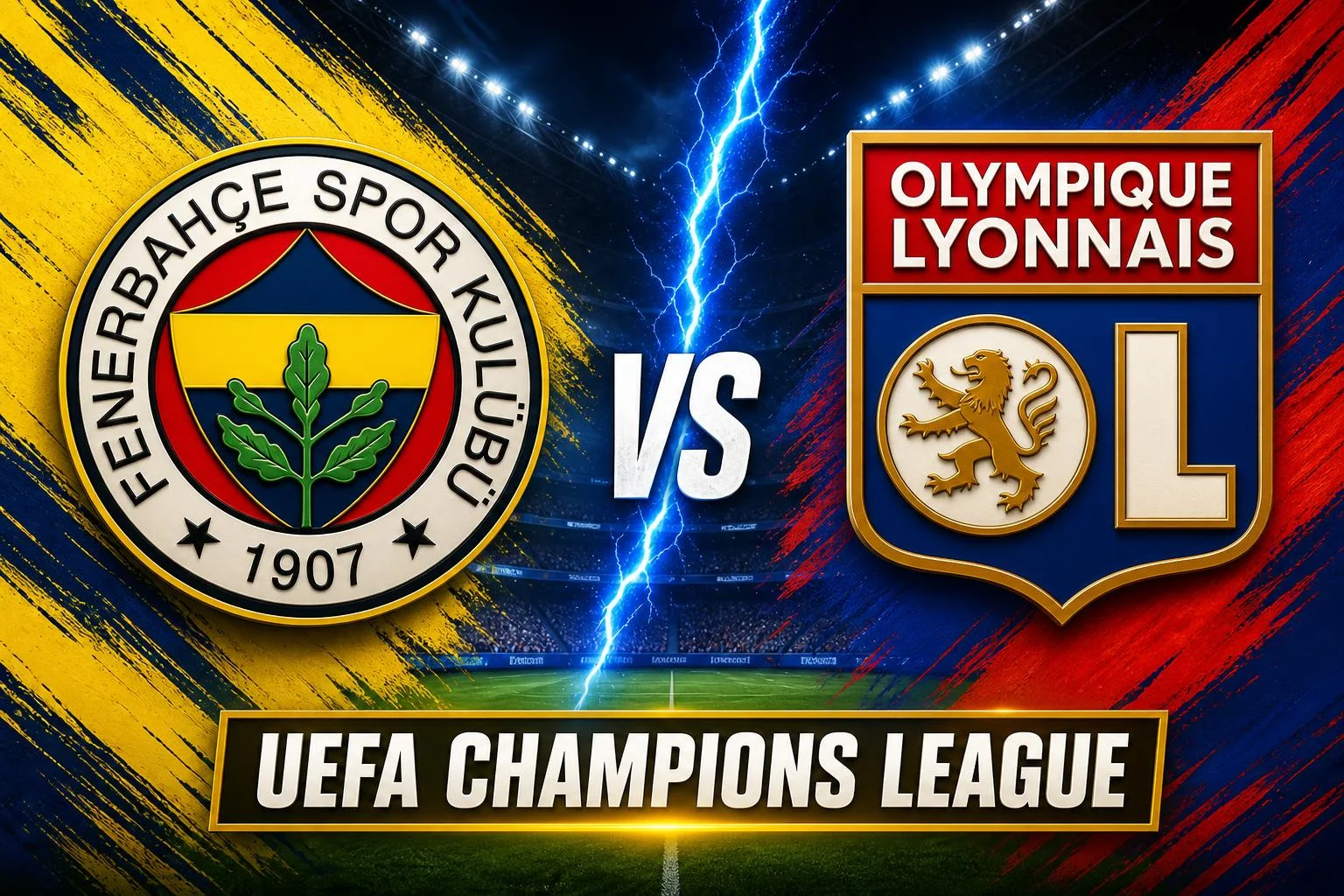 Fenerbahçe x Lyon ao vivo — UEFA Champions League