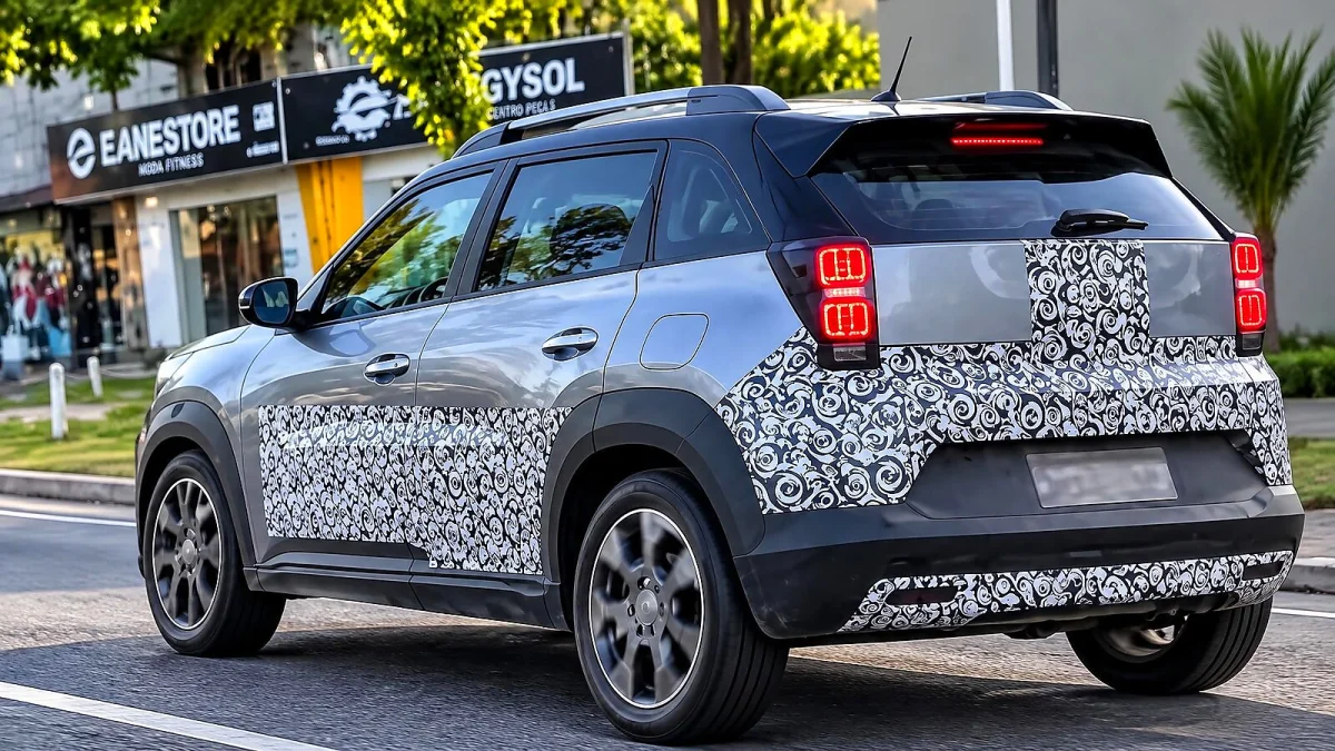 Fiat Argo X: camuflagem reduzida sinaliza formato definitivo