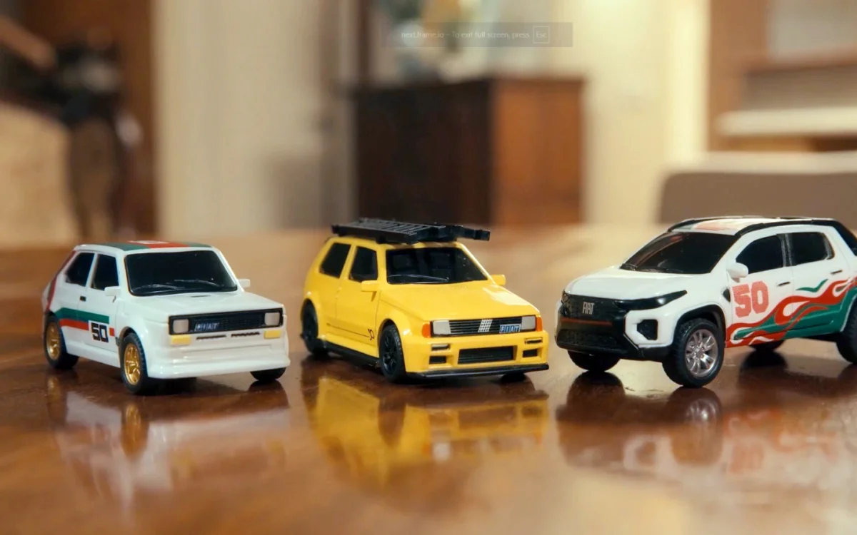 Fiat lança miniaturas; primeiro lote esgota em 20 minutos