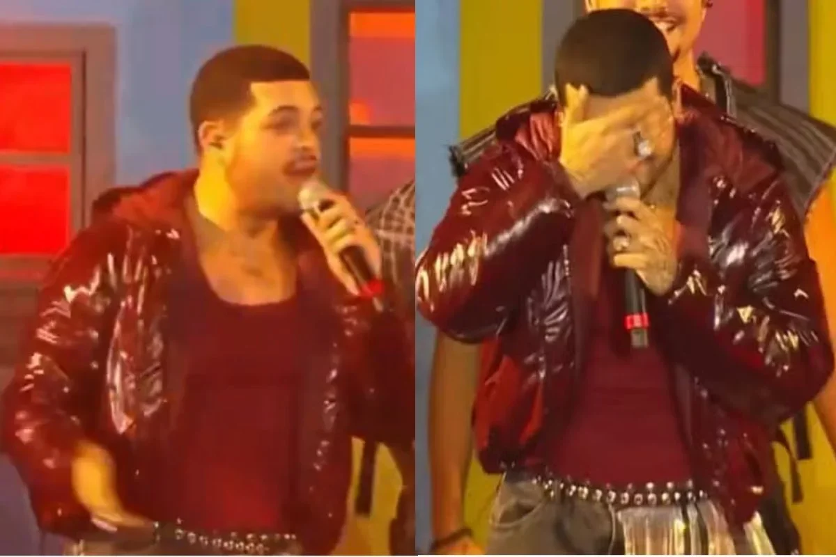Filgueira esquece a letra no Rock in Rio e se emociona no palco