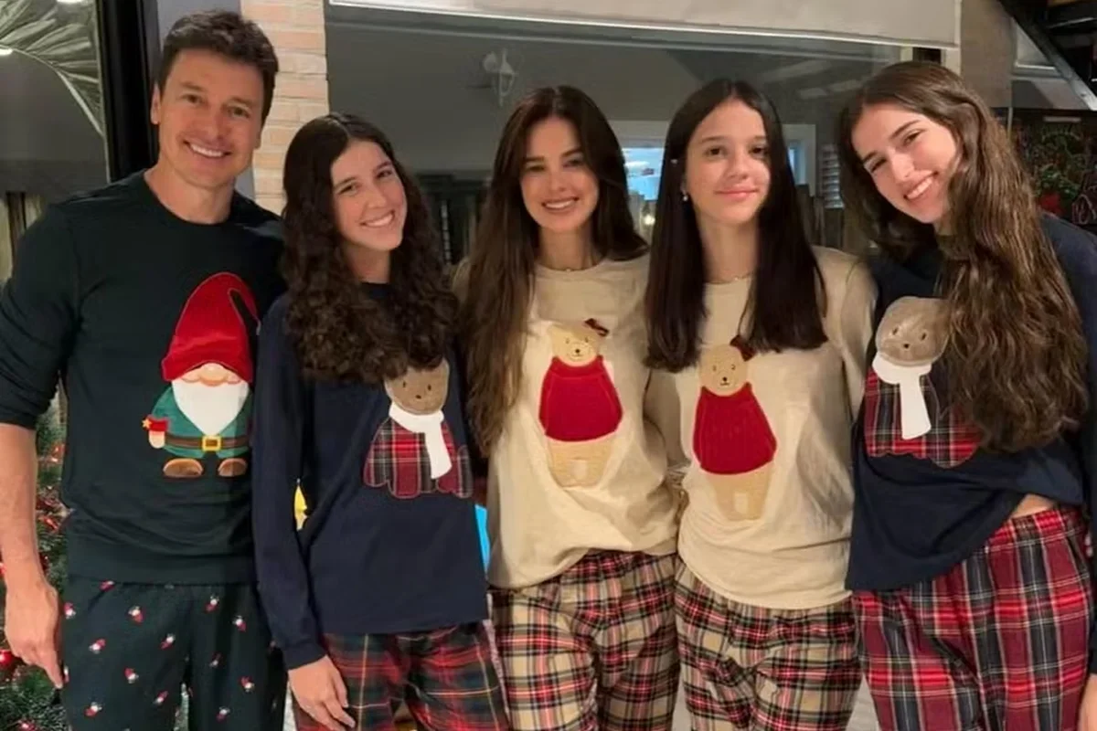 Filhas de Rodrigo Faro comemoram o mesmo dia de nascimento