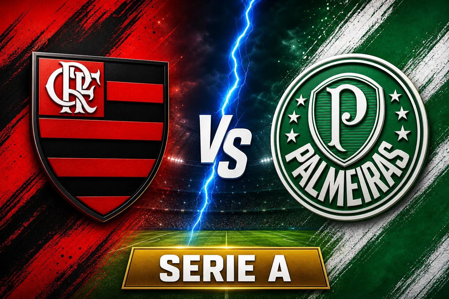 Flamengo x Palmeiras ao vivo — Serie A