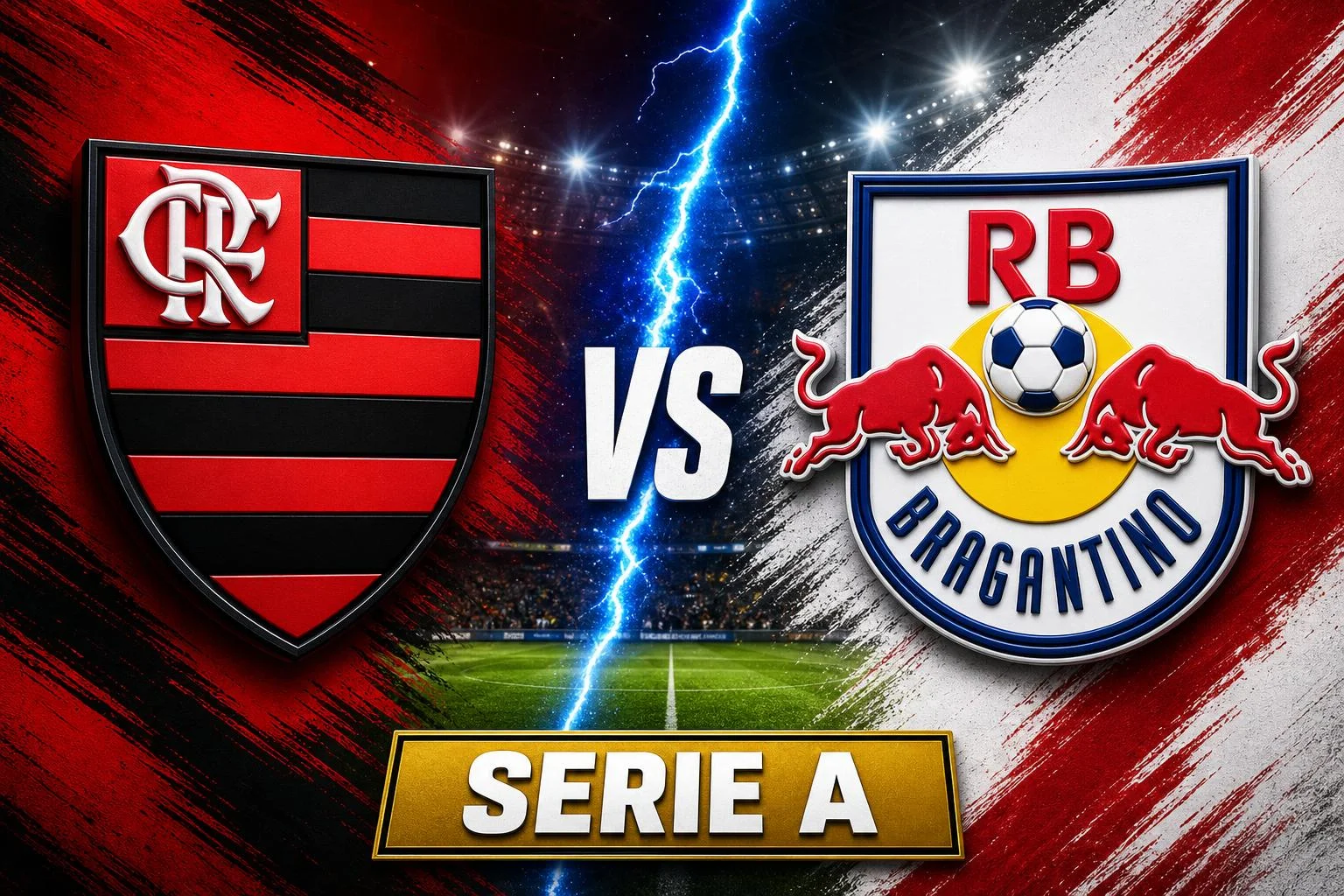 Flamengo x RB Bragantino ao vivo — Serie A