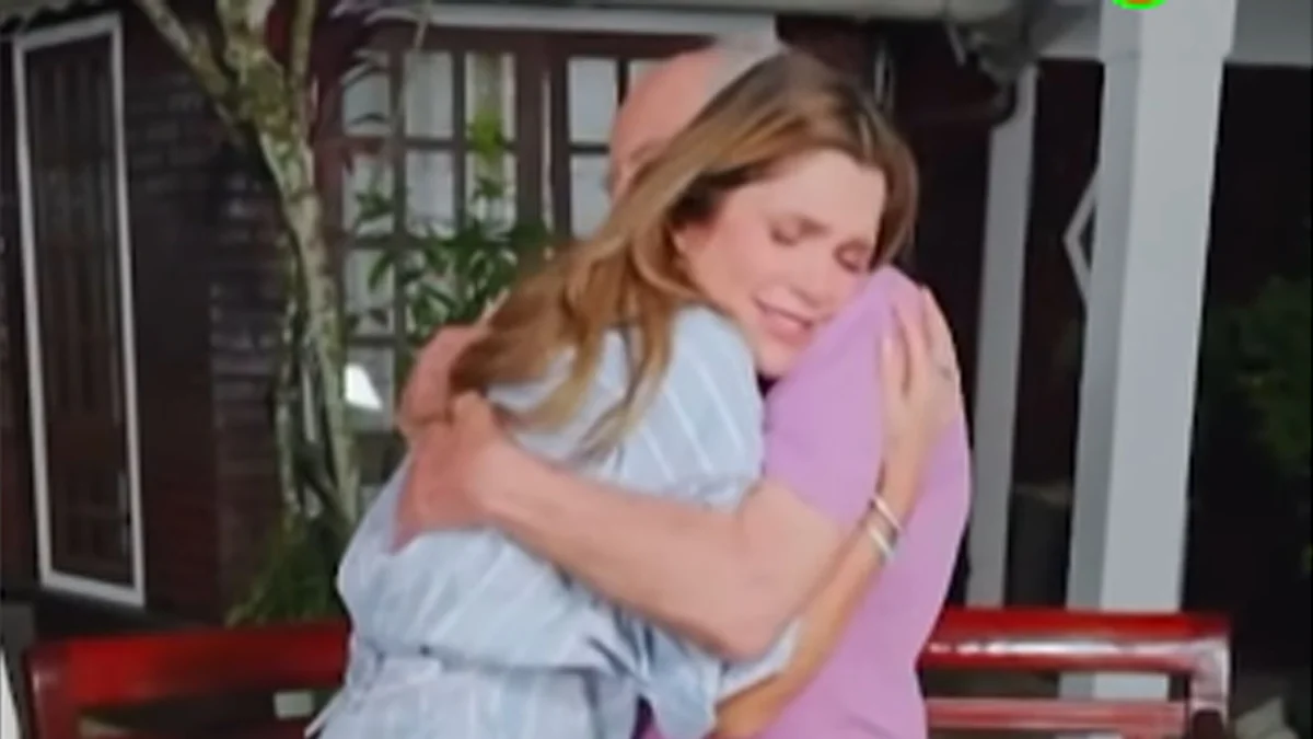 Flavia Alessandra e Ary Fontoura: reencontro emociona fãs