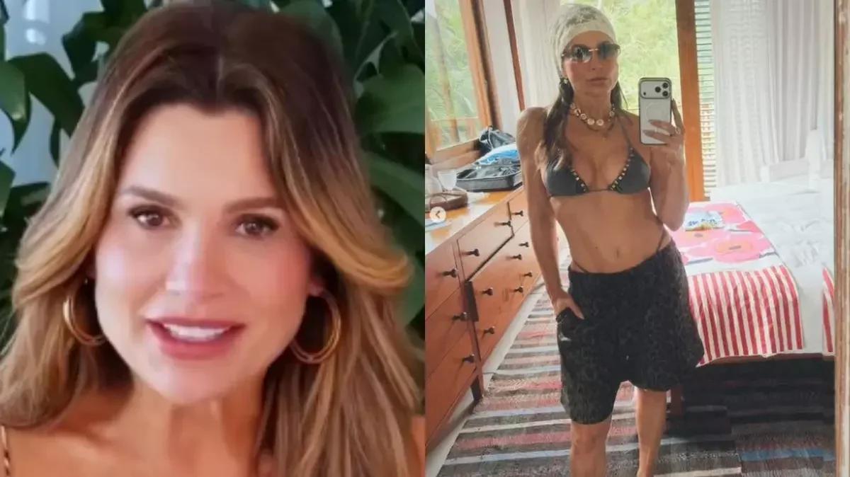 Flávia Alessandra: menopausa traz "névoa mental" e falhas de memória