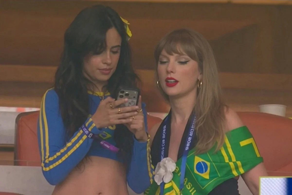 Foto com IA faz Taylor Swift aparecer ao lado de Camila Cabello