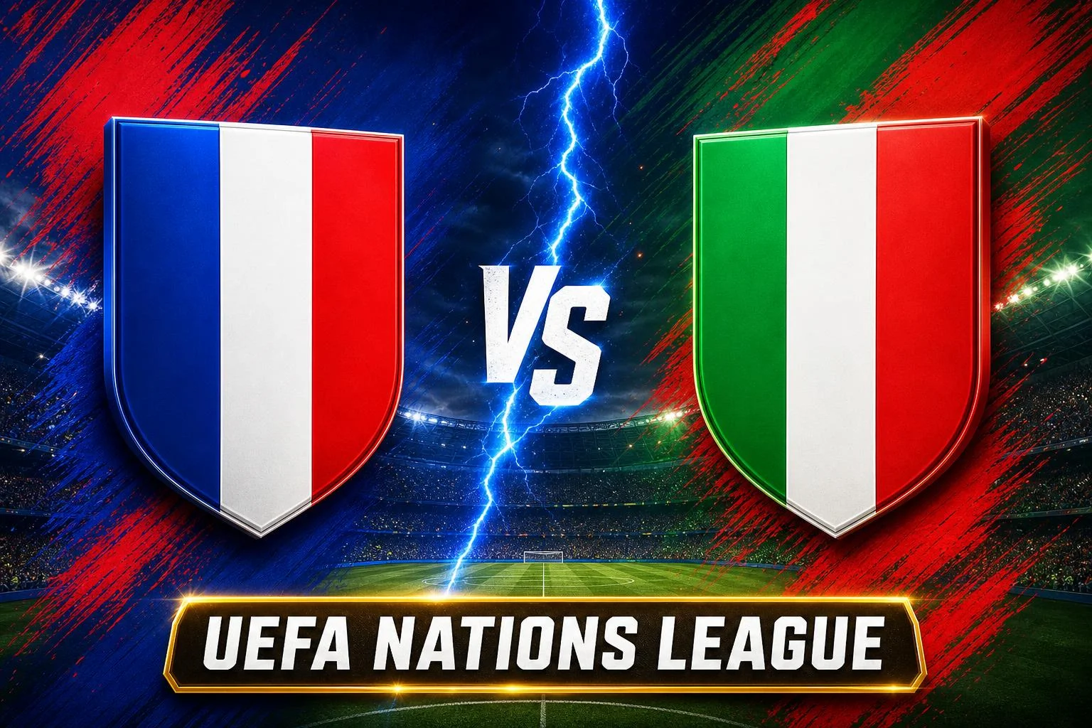 França x Itália ao vivo — UEFA Nations League