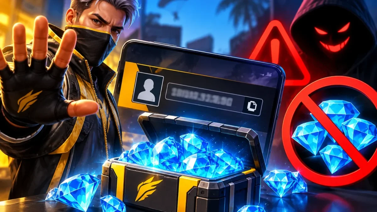 Free Fire: geradores de diamantes pelo ID são golpe
