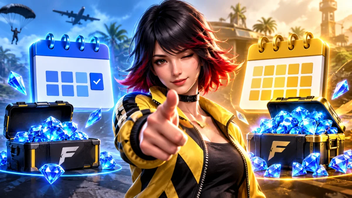 Free Fire: mensal é mais vantajosa por diamante que a semanal