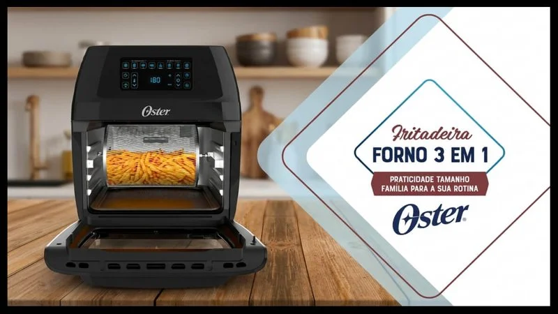 Fritadeira Oven Fryer Oster com 65% de desconto imperdível