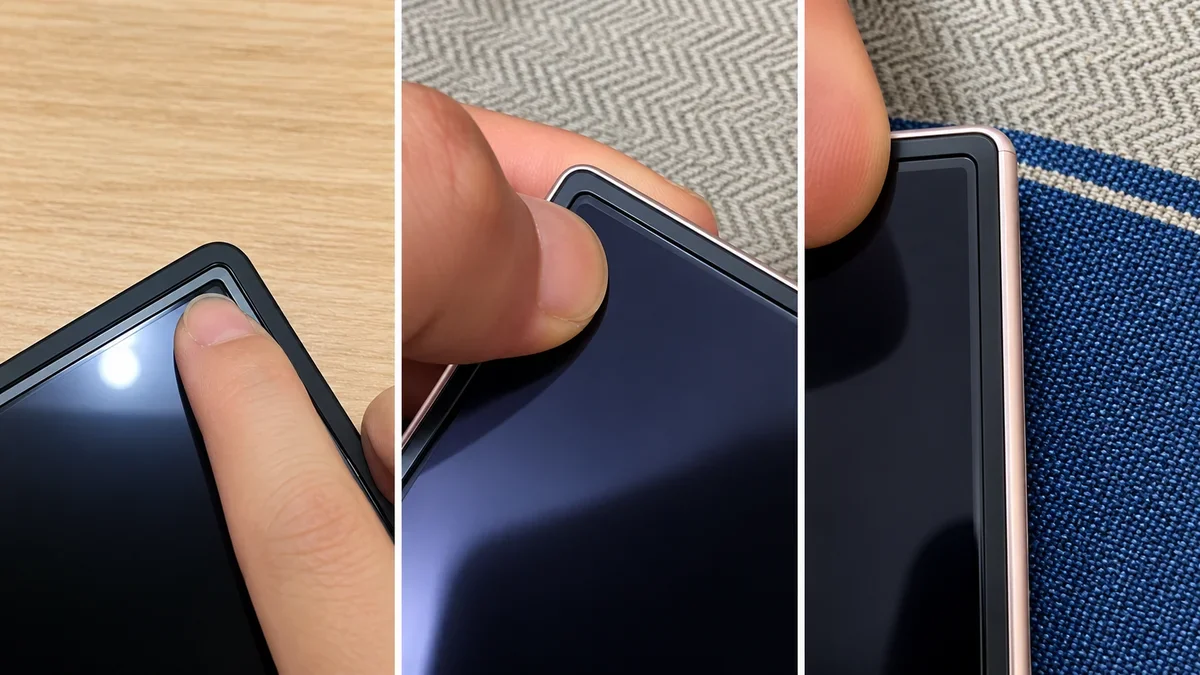 Galaxy Z Fold 8: cantos da tela interna afundam ao toque
