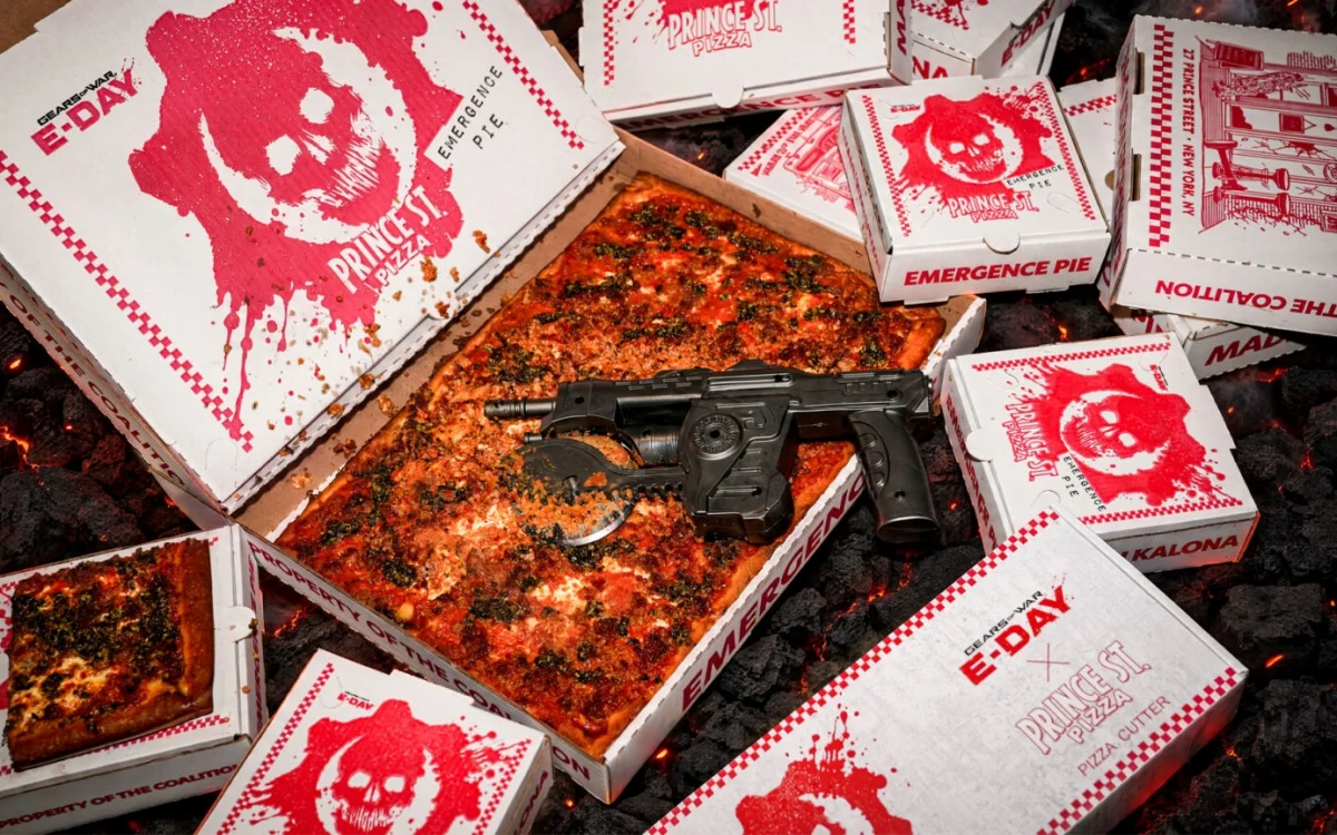 Gears of War: E-Day ganha cortador de pizza oficial por US$60
