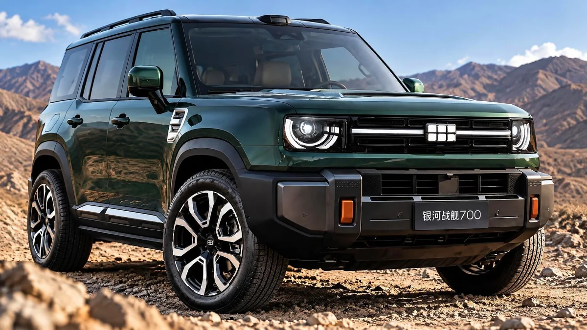 Geely Battleship 700: atravessa 80 cm d'água e tem modo de flutuação