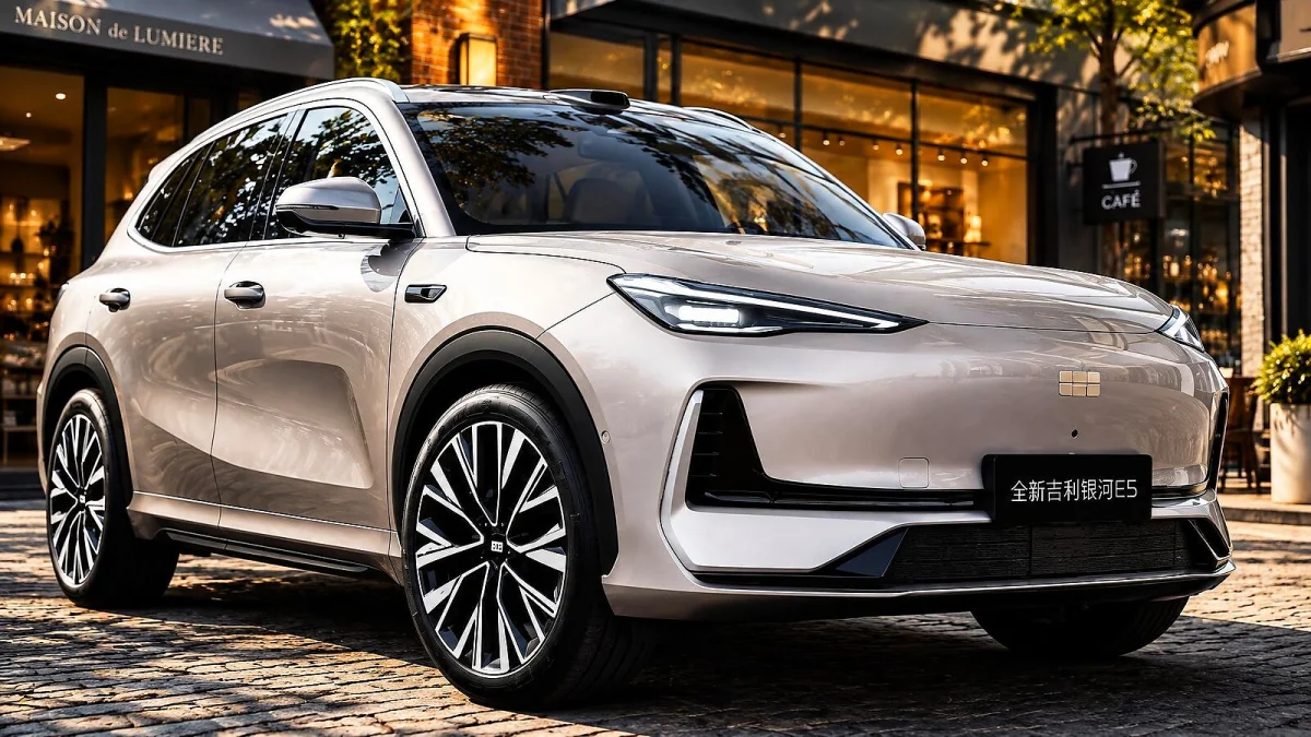 Geely EX5: quatro versões ganham 333 cv e recarga a 80% em 9 minutos