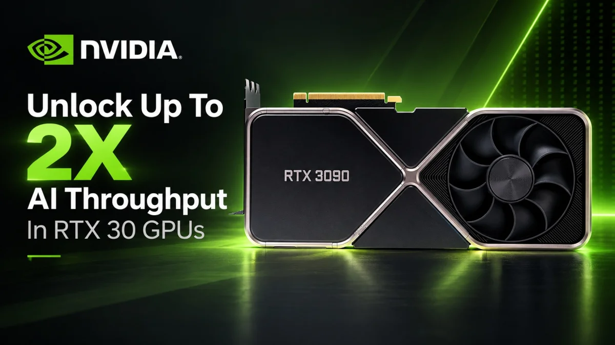 GeForce RTX 30 Series ganha até 60% em IA com mod aberto