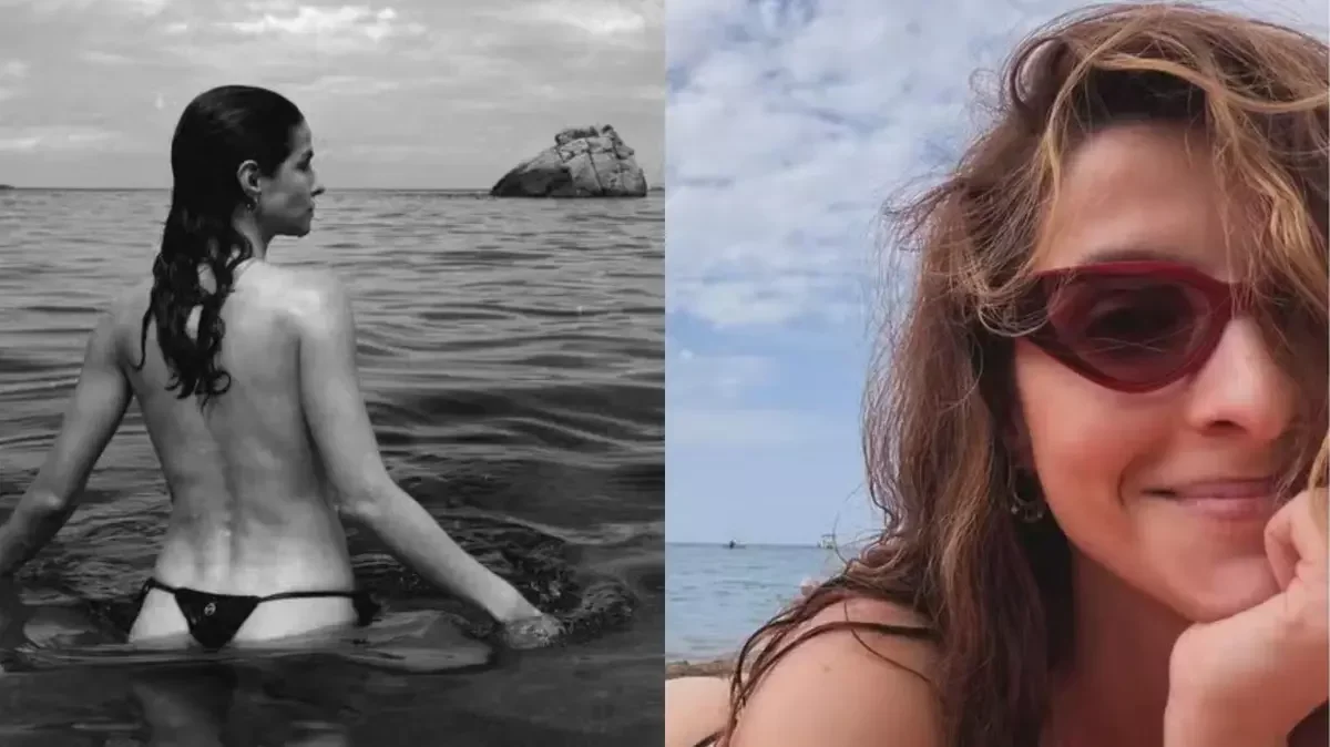 Giselle Batista posa de topless e volta ao centro das atenções