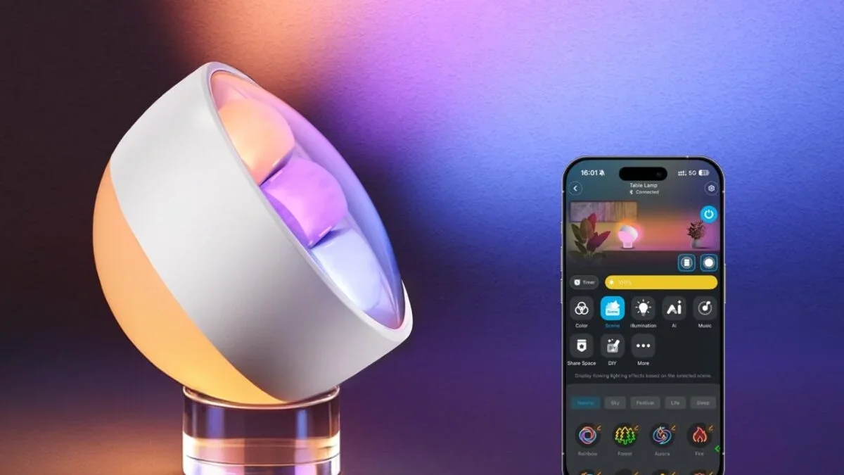 Govee Wallwasher: abajur projeta cores na parede por US$100