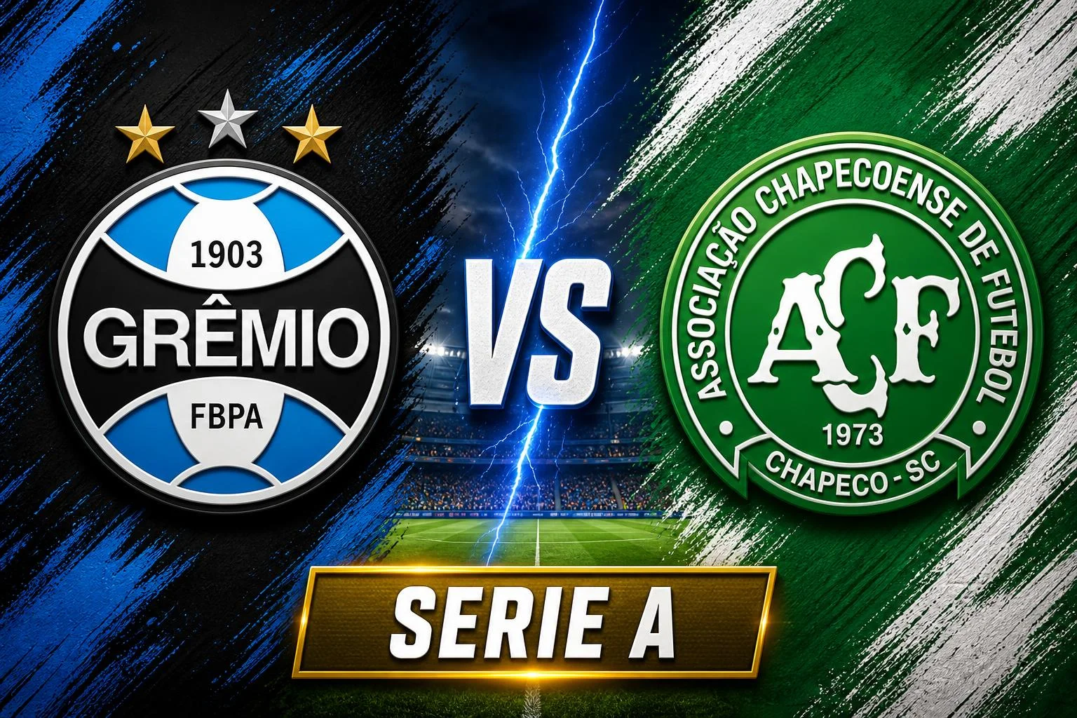 Gremio x Chapecoense-sc ao vivo — Serie A