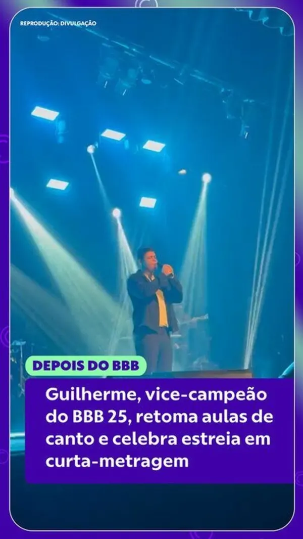 Guilherme Vilar estreia em curta e anuncia planos de pai