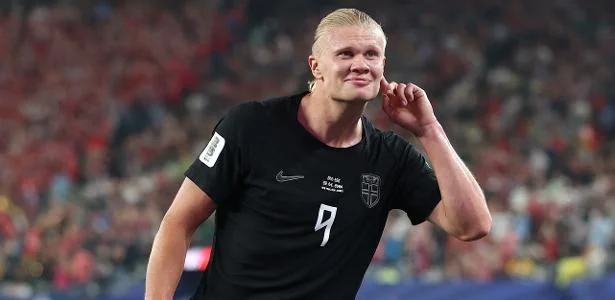 Haaland mira recorde histórico de gols que dura 72 anos
