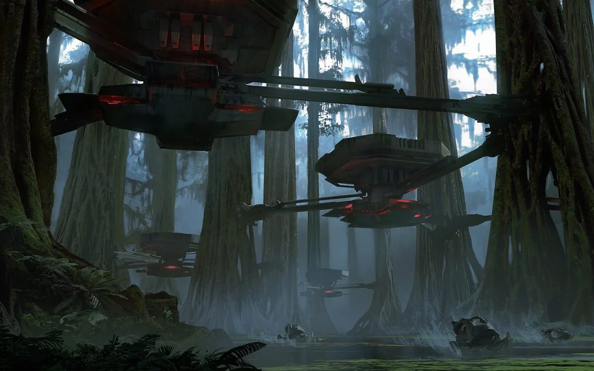 Halo 7: artes de Zeta Halo revelam criatura presa por timelock