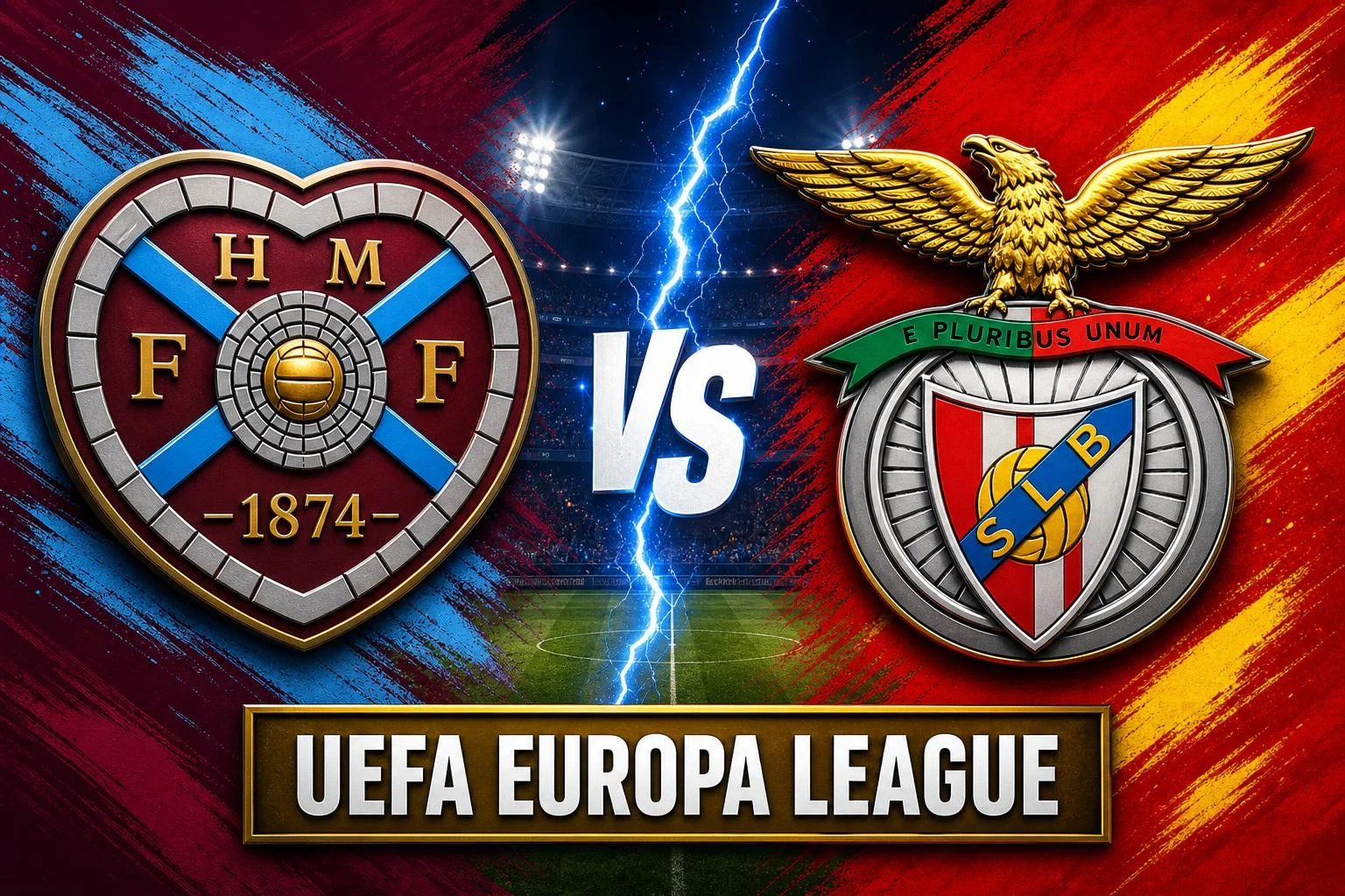 Heart Of Midlothian x Benfica ao vivo — UEFA Europa League
