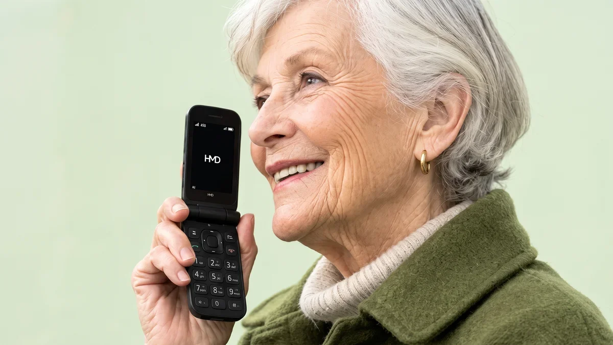 HMD 2660 Flip Senior Edition: IA com 5 horas grátis
