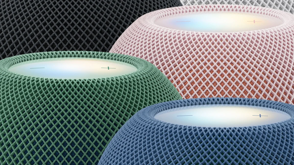 HomePod mini 2: modelos rosa, azul e verde têm dupla cor