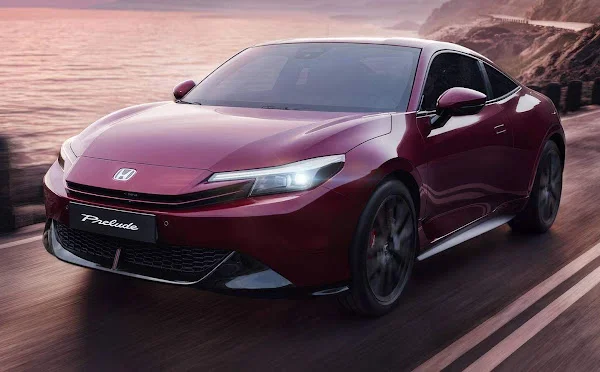 Honda Prelude Limited Edition: pintura Premium Crystal Garnet bordô